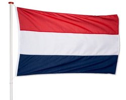 Nederlandse Vlag Nederland Marineblauw 100x150cm Premium - Kwaliteitsvlag - Geschikt voor buiten - Koningsdag