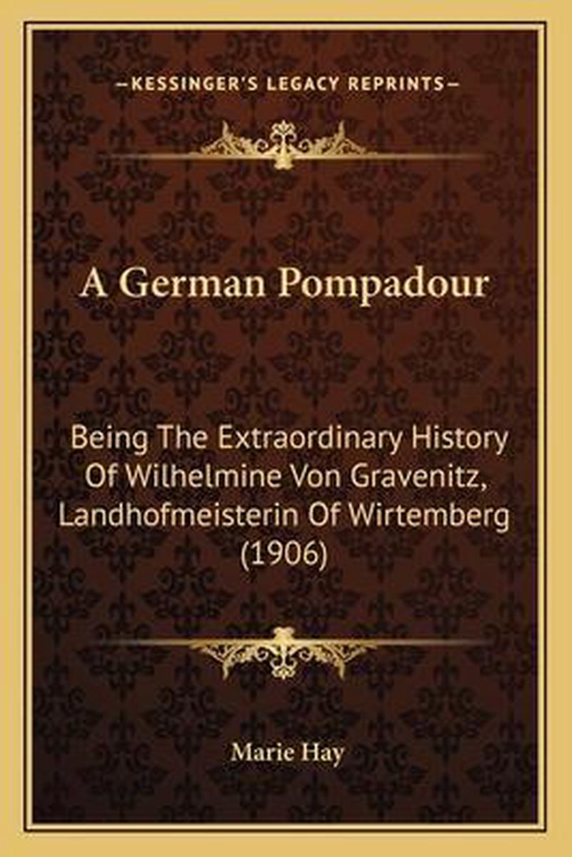 A German Pompadour van Marie Hay