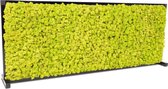 Paravent / séparateur de bureau avec mousse de renne - couleur: vert printemps - dimensions: 120 x 47,5 cm (lxh)
