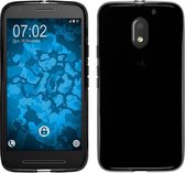 Motorola Moto E 3rd Gen. smartphone hoesje tpu siliconen case zwart