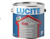 LUCITE® GlossColor-Lakverf Glanzend-Glanzende en watergedragen kleurlak op basis van een speciale bindmiddelcombinatie. Voor zowel binnen als buiten.- WIT- 0.75L