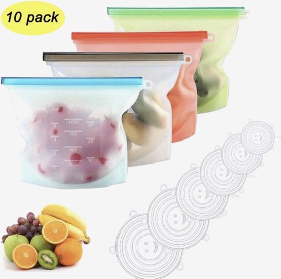 Couvercles extensibles en silicone, réutilisables, sans BPA, lot de 6  couvercles de différentes tailles, garde les aliments frais plus longtemps  : : Cuisine et Maison