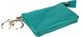 Massi Miliano Sleutel-etui Unisex Leer  (A1-05-77) -Aqua -