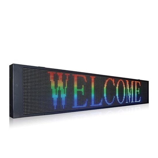 Professionele LED lichtkrant 100*24cm Outdoor RGB / Full