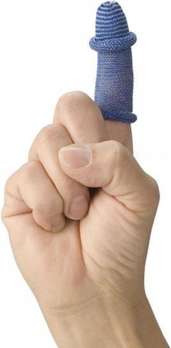 Goedkoopste Detectaplast Vingerbob Textiel Blauw - 5 stuks