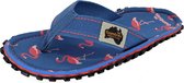 Gumbies - Teenslippers Dames - Flamingo - Blauw/Roze - Maat 42