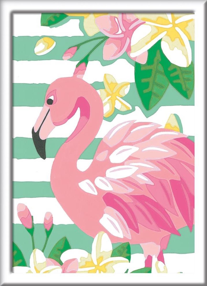 Schilderen Op Nummer - Flamingo — afbeelding 3