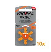 Rayovac Extra Advanced 13 Oranje (10 pakjes)