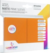 TCG Matte Prime Sleeves 66 x 91 mm - Orange (Standard Size/100 Stuks) SLEEVES