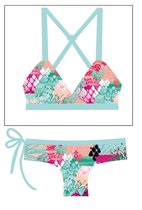 Bikinibroekje Eco | Summer Sea + Black Tie Dye | Omkeerbaar - S (36)