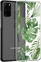 iMoshion Design voor de Samsung Galaxy S20 Plus hoesje - Bladeren - Groen
