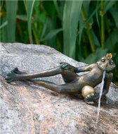 Bronzen Beeld:  Kikkerkoning Detlef