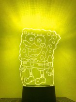 SpongeBob nachtlampje voor kind. Sponge Bob lamp 7-kleurig.