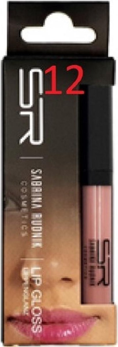 Sabrina Rudnik Cosmetics - Lipgloss met lanoline olie - nude - Oud roze - nummer 12