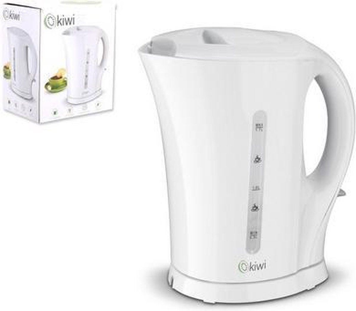 Kiwi waterkoker KK-3303 1,7 L 2000W Wit