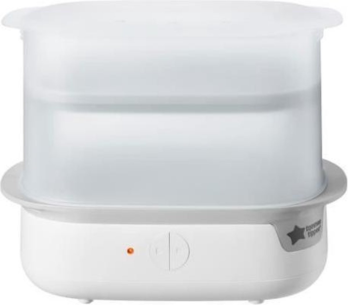 Tommee Tippee Advanced Steam elektrische sterilisator voor zuigflessen, doodt virussen* en 99,9% van de bacteriën, 5 minuten durende sterilisatiecyclus, wit Tommee Tippee Advanced Steam elektrische sterilisator voor zuigflessen, doodt virussen* en 99,9% van de bacteriën, 5 minuten durende sterilisatiecyclus, wit