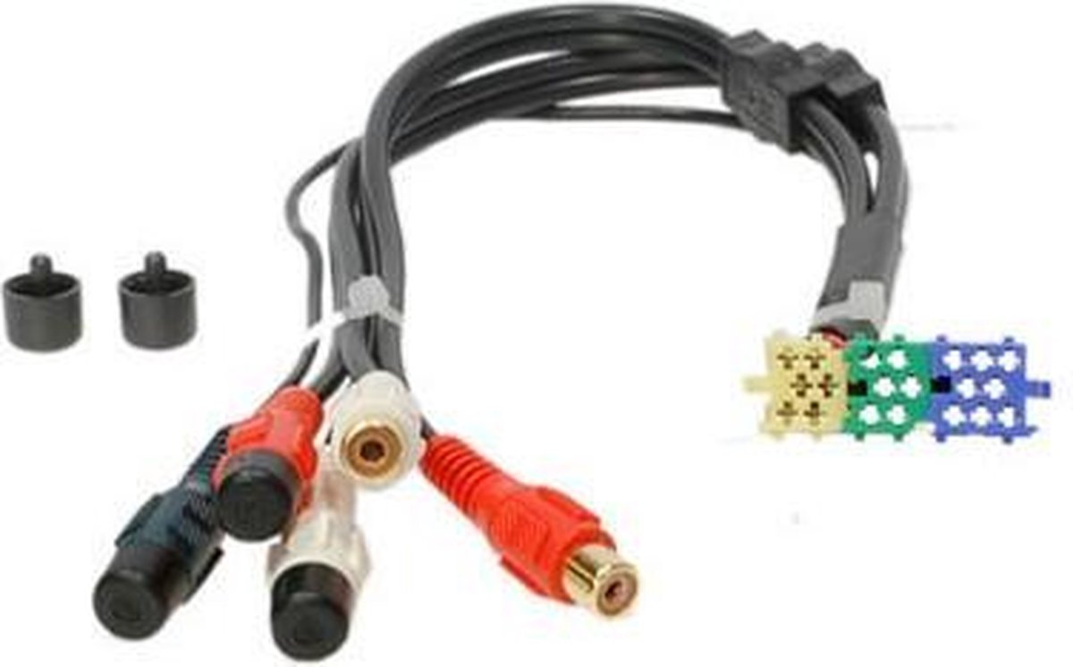 Passieve low levelkabel Becker Blaupunkt 5 RCA plugs (f)