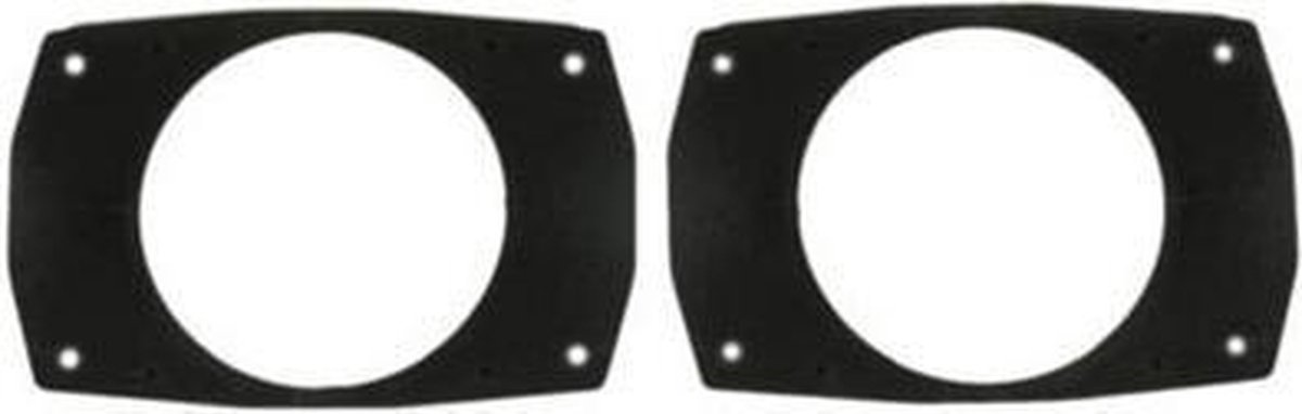 Speakerring set universeel van 95 x 155 mm > 100 x 100 mm