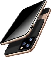 Apple iPhone 11 Pro Max Backcover | Goud | Shockproof | met Kickstand