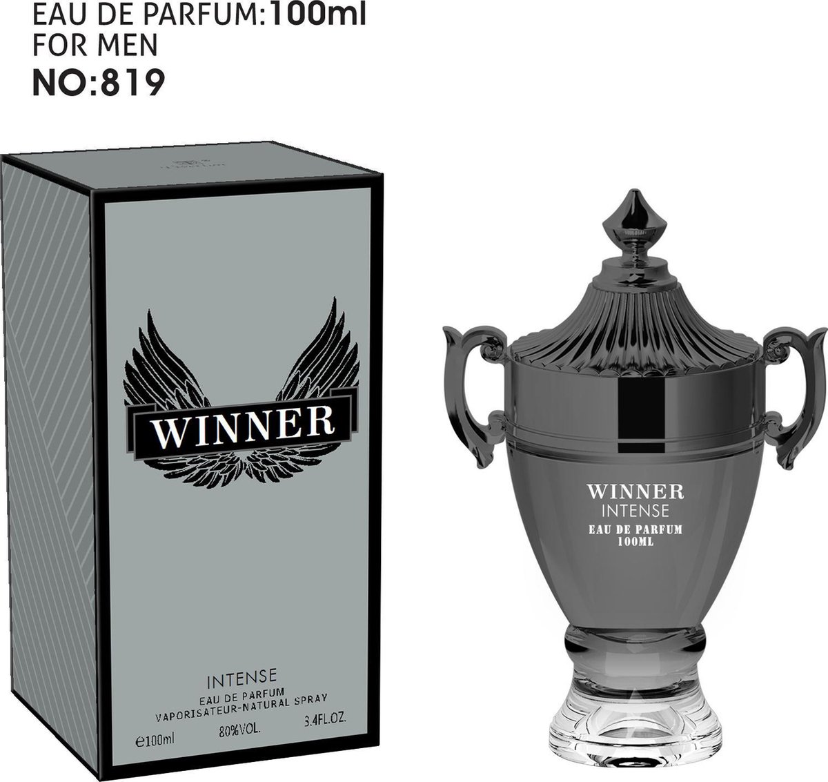 Winner Intense Eau de parfum 100 ml By Tiverton