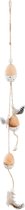 Decoratie hanger eieren 3*3*60 cm