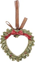 Hanger hart Kerst 8*1*8 cm