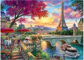 Diamond Painting Gorgeous Paris 100x68 vierkante steentjes