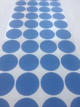 Muurstickers Kinderkamer & Babykamer - Babyshower - Wanddecoratie - Rond /Cirkels /Stippen - Blauw - Babyblauw - 4cm - 10 stuks