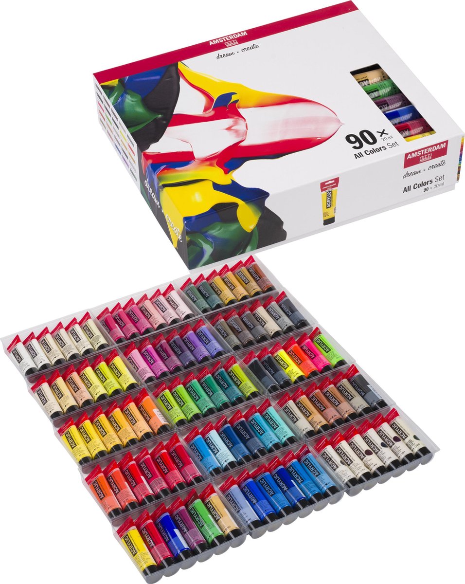 Amsterdam Standard Series acrylverf complete collectie set | 90 × 20 ml — afbeelding 6