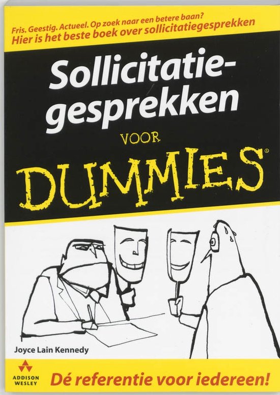 Cover van het boek 'Sollicitatiegesprekken voor Dummies' van Joyce Lain Kennedy en Douglas Kennedy