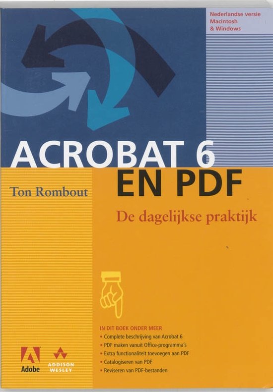 Cover van het boek 'Adobe Acrobat 6 en PDF'