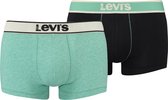 Levi Onderbroek - Mannen - mintgroen/zwart/wit