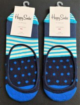 2 paar Happy socks "Liner" Unisex Maat 41-43