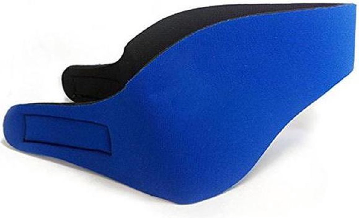 Goedkoopste Horend Goed Hoofdband zwemmen Blauw Large