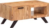 Salontafel Massief hout- koffietafel (Incl LW3D Klok) coffee table woonkamertafel
