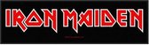 Iron Maiden Patch Logo Super Strip Zwart