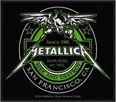 Metallica - Beer Label Patch - Zwart