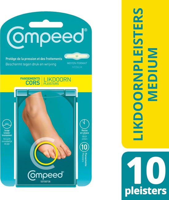 COMPEED® Likdoornspleisters Medium (10st) | bol.com