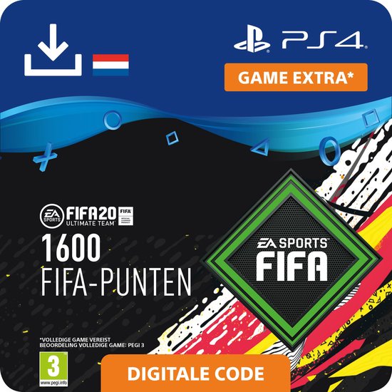 deadline Radioactief commentator FIFA 20 Ultimate Team (FUT) - digitale valuta - 1.600 Points - NL - PS4  download | bol.com