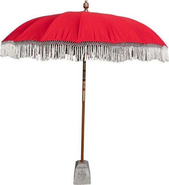 Unieke handgemaakte parasol - diverse kleuren - GROOT model 200cm |