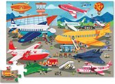 Busy Airport puzzel – 36 stukken | Crocodile Creek