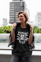 Kitsune Fox Anime Japanse Merchandise Shirt | Geek Otaku Urban style | Japan Tattoo | Unisex Maat L
