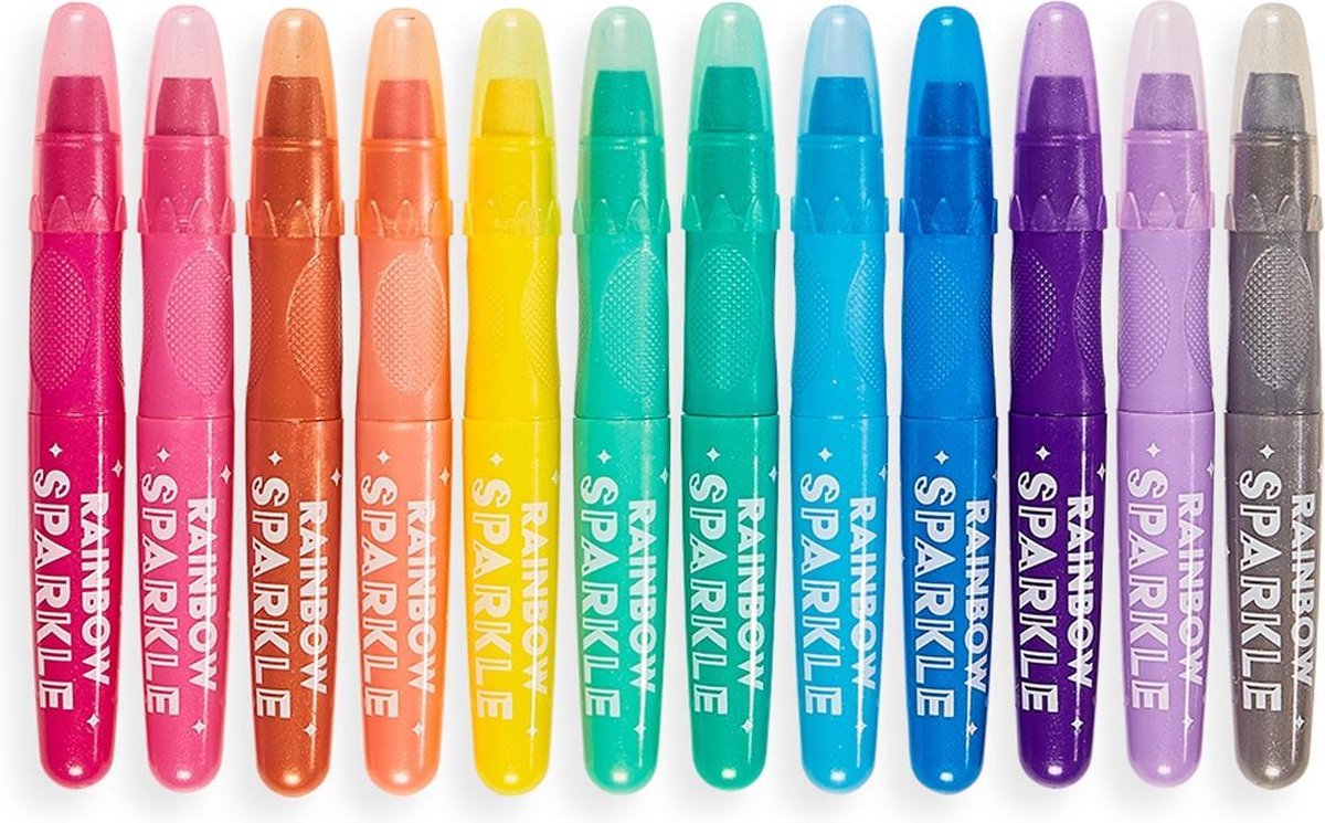 Ooly Rainbow Sparkle Watercolor Gel Crayons Set of 12