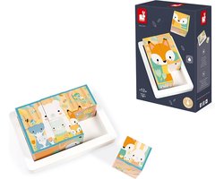 Janod Pure Blokkenset 6 Dierenportretten