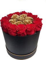 La Roses Flowerbox | cadeau | longlife rozen | gaan circa 1-2 jaar mee|