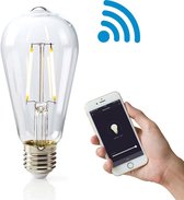 Eyzo Slimme Filament Lamp | E27 fitting | ST64 vorm | Werkt op Wi-Fi | Smart Home | Smart Life App