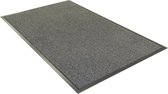 Wash & Clean "budget" schoonloop vloerkleed / mat, kleur "Mouse Grey", 150 cm x 90 cm.