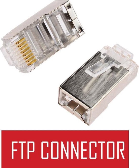 Internetkabel 15 meter - CAT5e FTP kabel RJ45 - Grijs
