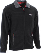Regatta STANTON Fleece Jack Zwart/GrijsS