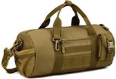 Groen / bruin  Protector Plus Tactical Duffle MOLLE Handtas  paintball airsoft Gear Military Travel Carry On Schoudertas Small Valise | daypack | X000ME55J3